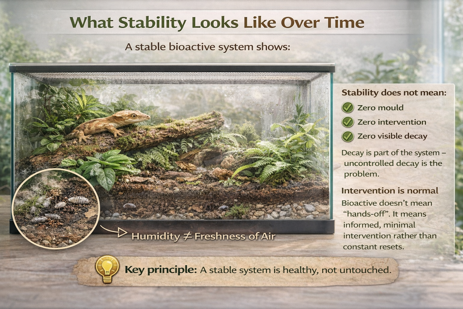 What Makes a Bioactive Vivarium Truly Bioactive?